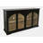 Sherree 65" Gothic Arch Transitional Sideboard Storage Cabinet with Glass Doors-381822062