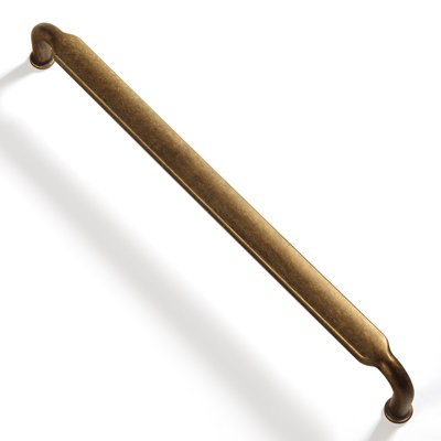 Goo-Ki Zinc Alloy Bar Pull Multipack, 7 9/16" Hole Spacing, Antique Brass, Modern Farmhouse Cabinet Handles