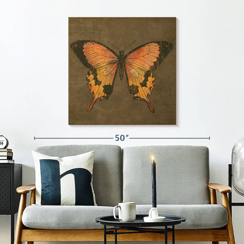 Crowle Mocha Butterfly, 30" H x 30" W