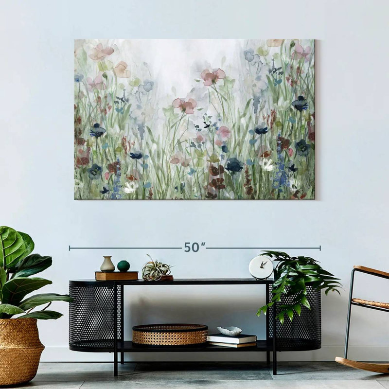 Wildflower Fields Canvas Print, 32" H x 48" W x 1.25" D
