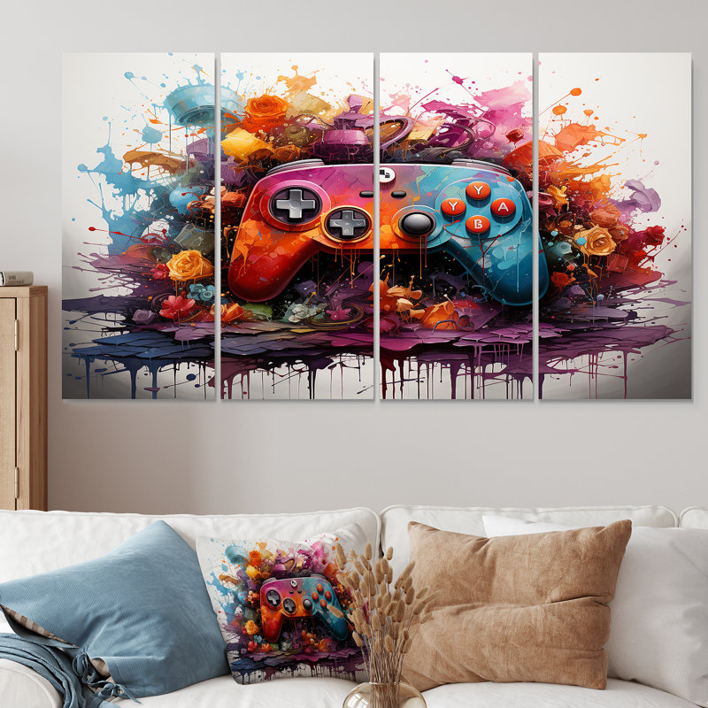 Neon Abstract, H 28 po x l 48 po