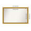 Townhouse Gold Non-Beveled Bathroom Wall Mirror-1016737514