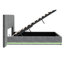 4ft6 Ottoman Bed With Led-126511404-126511410