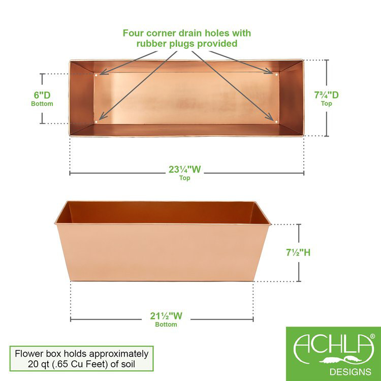 Mangus Window Box Planter