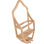Serviteur de douche suspendu en bois de teck naturel Nordic Teak