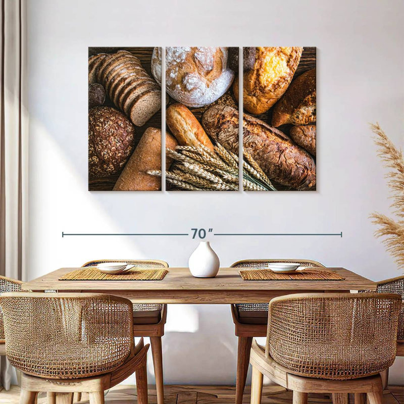 Yarlin Wheat Bread, 36" H x 57" W