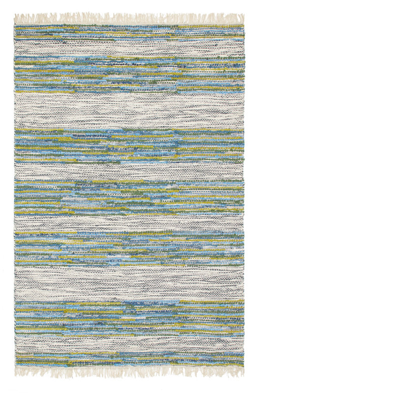 Zanshi Cobalt Rug, Rectangle 5'3" x 8'6"