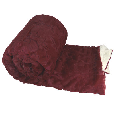 Floral Knitted and Hand Woven Blanket
