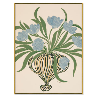 Colette "La Poire Blue Tulips" Print
