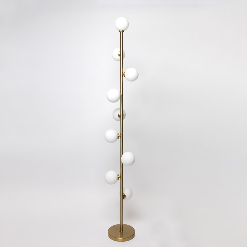 Lampe sur pied Osvalds, Or