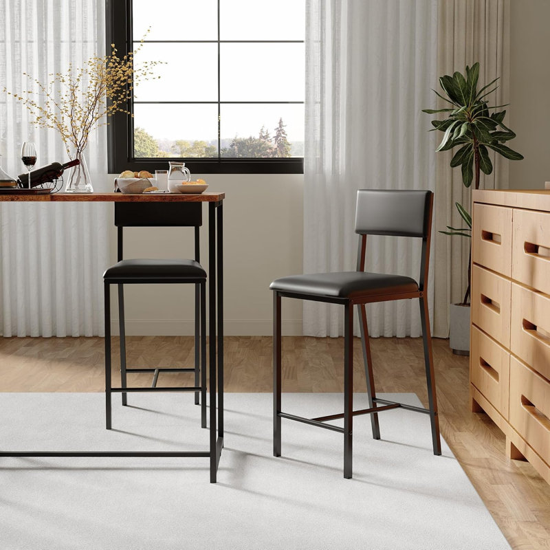 Counter Stool with Metal Frame, 4, 59.83