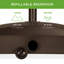 Base de parasol autoportante en plastique Knaresborough-1310086997