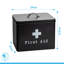 Harbour Housewares Vintage Metal First Aid Box-1083807142