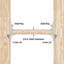 Chevilles de support en plastique autobloquantes Prime-Line, plastique-80864817