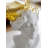 White 10.24" Porcelain Table Vase