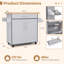 Îlot de cuisine Clemmie-2125024264