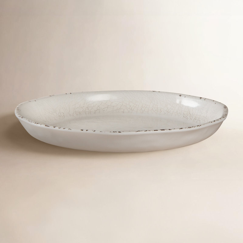 Adeola Melamine Soup Bowl, Ivory