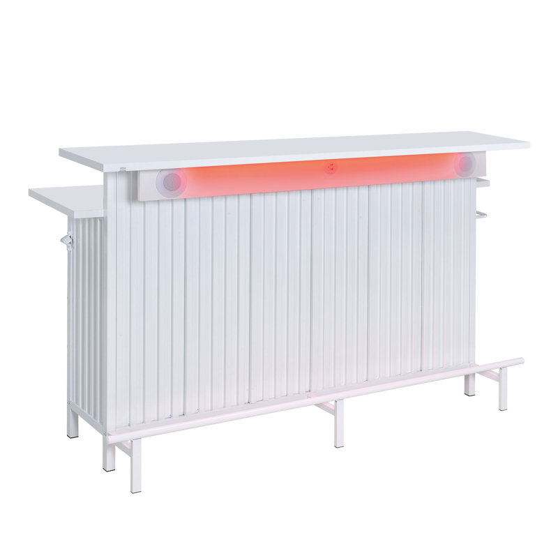 Table de bar blanche
