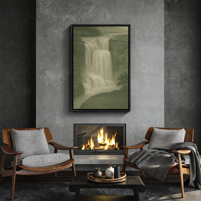 Art mural encadré, rétro, antique et classique pour chambre à coucher - 16 po x 24 po, H 24 po x l 16 po, Noir