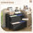Black 2 Drawer File Cabinet For Home Office. Secure With Lock. Fits Different Sizes. Functional And Stylish. -Coated Particleboard Build. 31.1" L X 15.7" W 28.3" H. 132 Lbs Capacity. Assembly