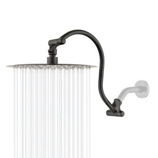 10" High Pressure Rain Shower Head With 12'' Extension Arm