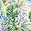 Bean Bag Bazaar Botanical Indoor-Outdoor Cushions, Multicoloured-125353285