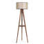 Lampe sur pied brune Metropolis