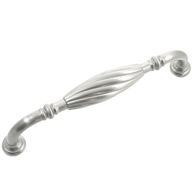 Poignée barre 5 po French Twist, Nickel satiné, 5"