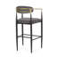 Ensemble de 2 chaises de salle à manger avec tabouret de bar