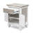 Ahrianna - 1-Drawer/2-Door Nightstand with Power & USB - Dapple Grey