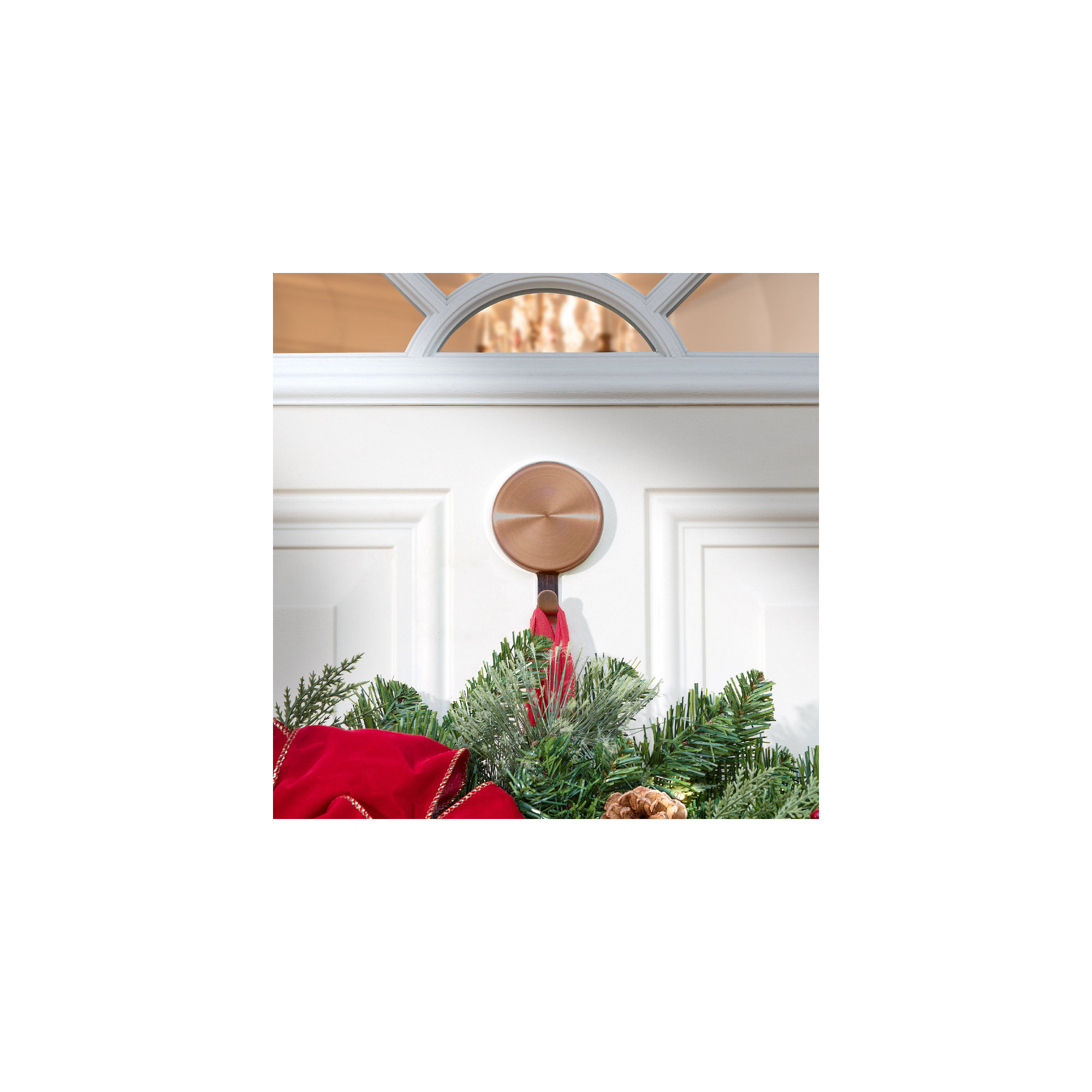 Attract Magnetic Hanger, Brushed Copper, 1