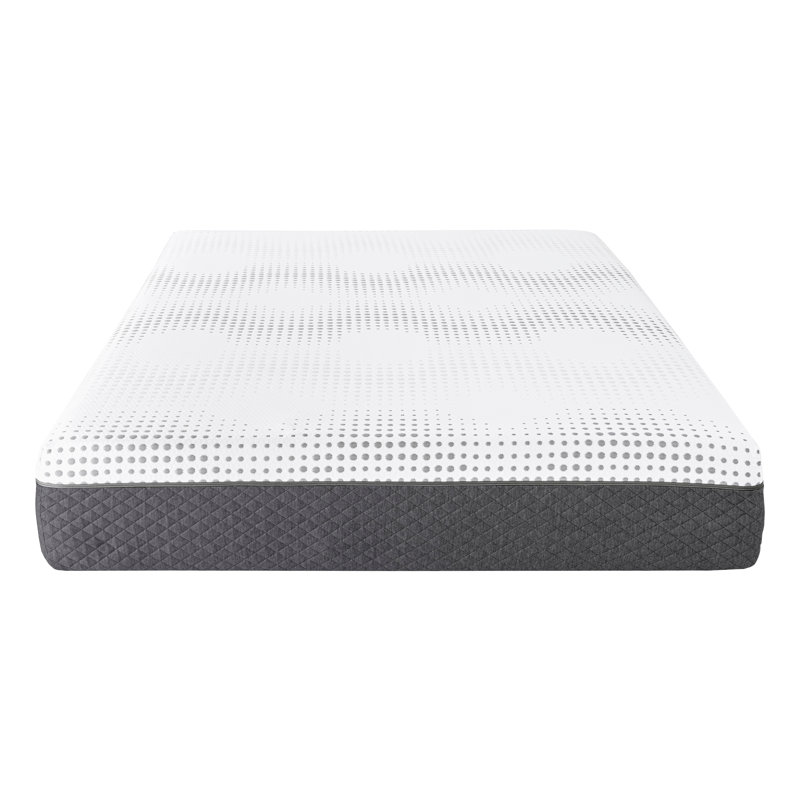 12" Full Mattress Green Tea Gel-Infused Memory Foam Hybrid Mattress, Plush Foam Pocket Coils, Mattress In A Box, Comfortable Sleep Mattress
