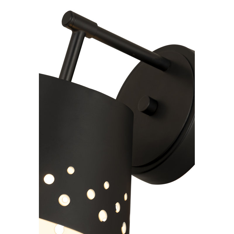 Maille Armed Sconce, Matte Black