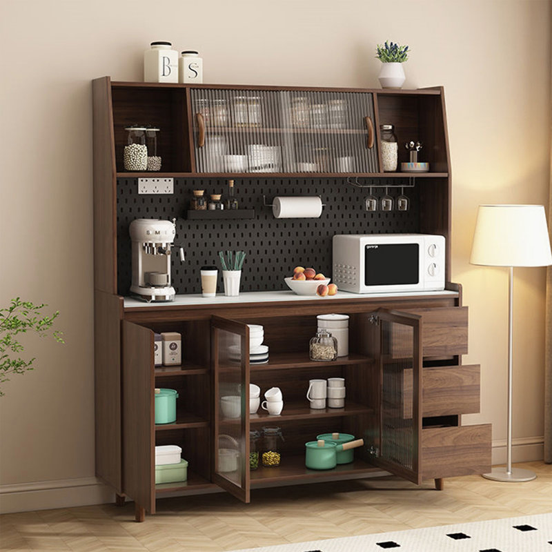 Buffet en bois de noyer massif