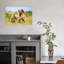 Roaring African Lions Dramatic Contemporary Cat Lion Nature Wildlife Wall Art Print-772405956