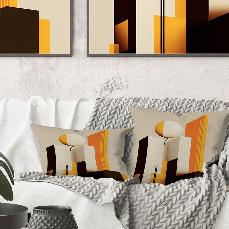 Coussin Reality Of Essential Shapes VI - Abstract Minimalisme