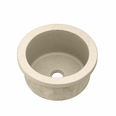 NativeStone Malibu 14" Round Bar Sink