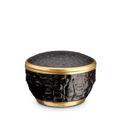 Crocodile Round Paper Clip Box