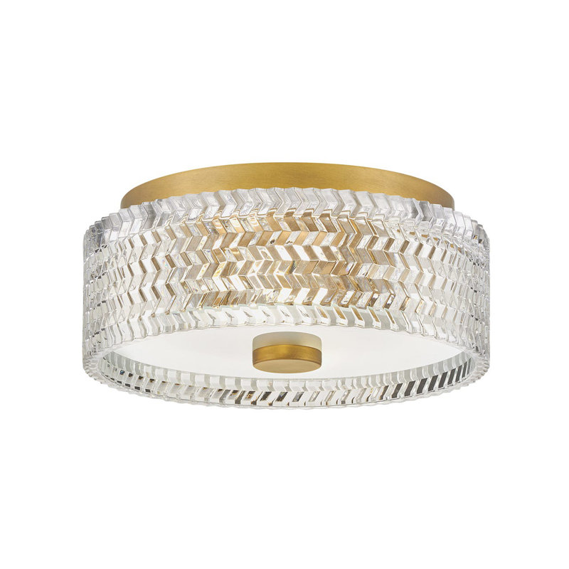 Elle Vanity Light, Heritage Brass