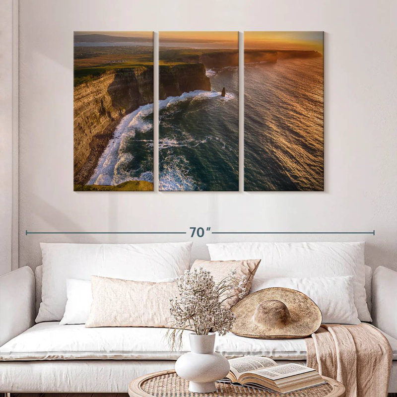 Nicci Moher Cliffs, 32" H x 50" W