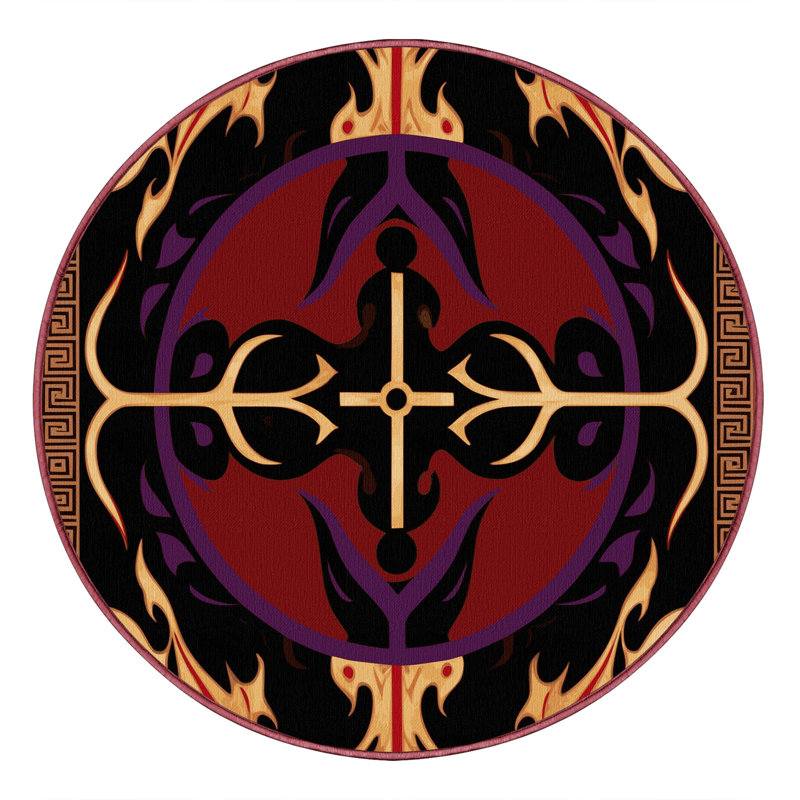 Luminous Fleur Rug, Round 6'