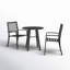 Leonard 2-Person Metal Patio Dining Set with Round Table