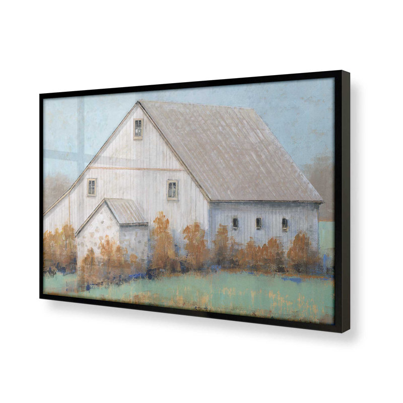 Farmstead Memories v1, impression, H 11 po x l 14 po x P 1,25 po, Cadre noir satiné