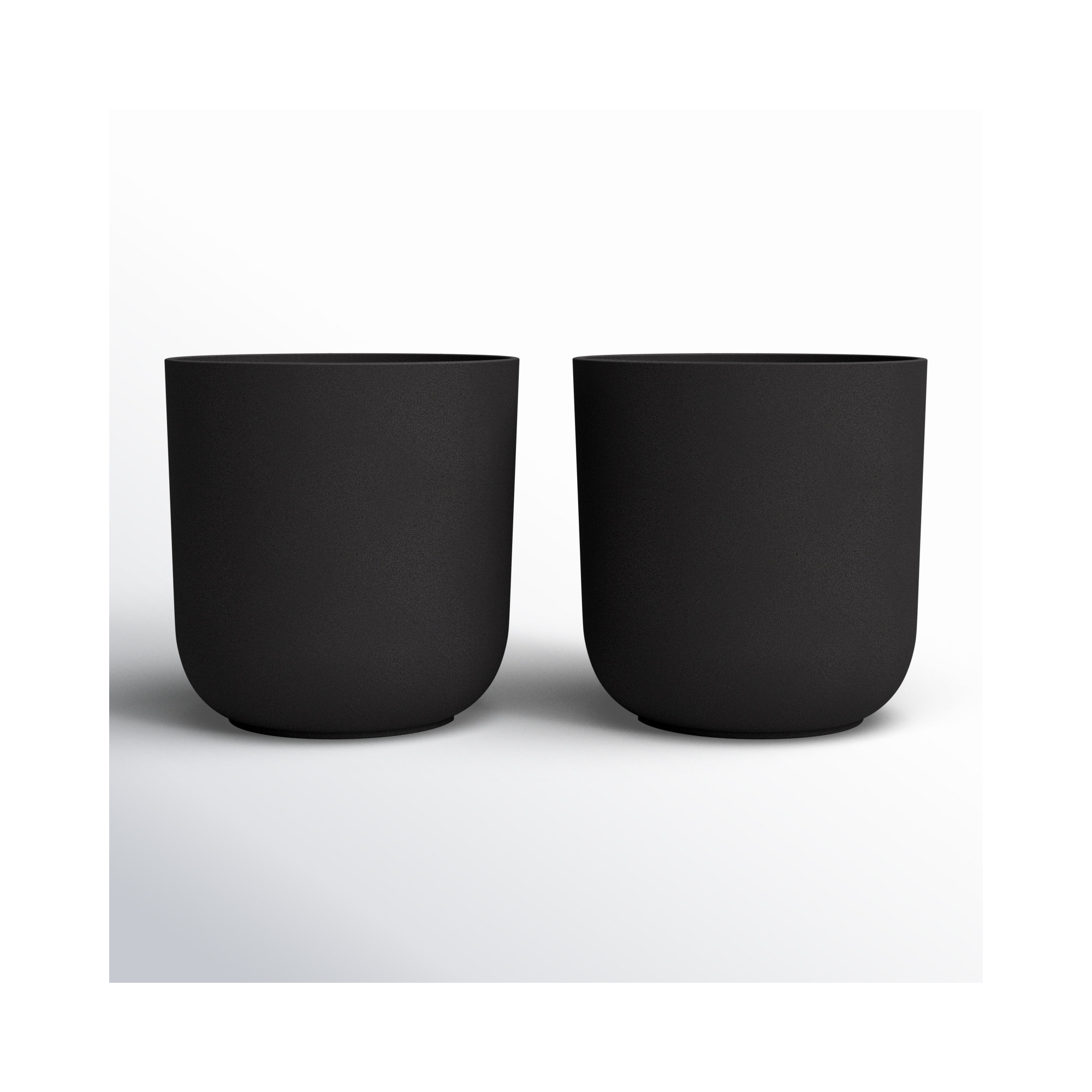 Mason Series Kona Planter, Sand, 2, 15.25" H x 15" W x 15" D