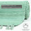 Handmade Happy cotton rug in mint-57176166
