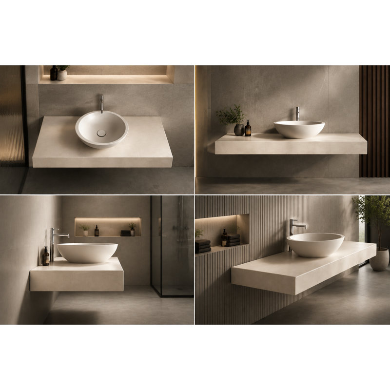 Studio Collection 24'' L Bathroom Sink, Bone 