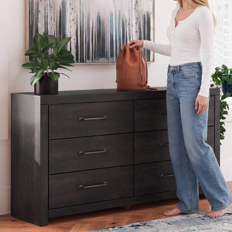 Devi 6 Drawer Dresser