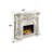 Adara Antique White Finish Fireplace