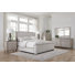 Ensemble de chambre à coucher avec lit tapissier 6 pièces avec commode à 6 tiroirs et miroir The Cape King