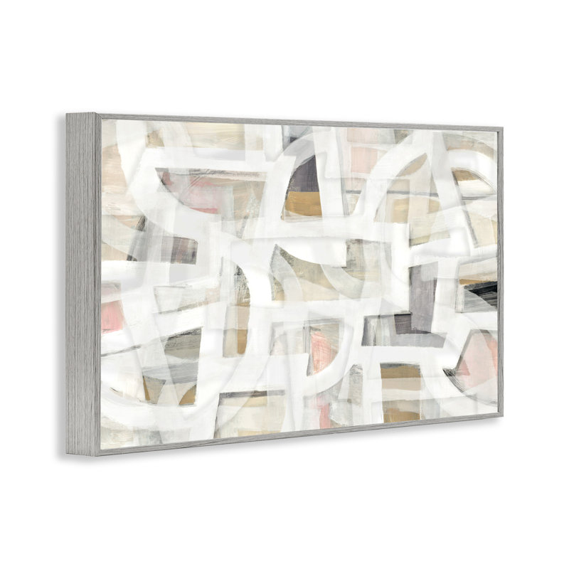 Giclée encadrée par abstraction douce, conception par Hannah Dawson, Estampe numérique Farmhouse, H 12 po x l 18 po